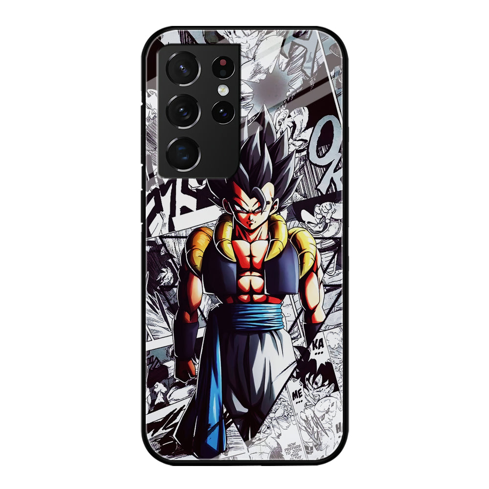 Gogeta Comic Collage Samsung Galaxy S21 Ultra Case-Phone Case-Tempered Glass Case-Altracase