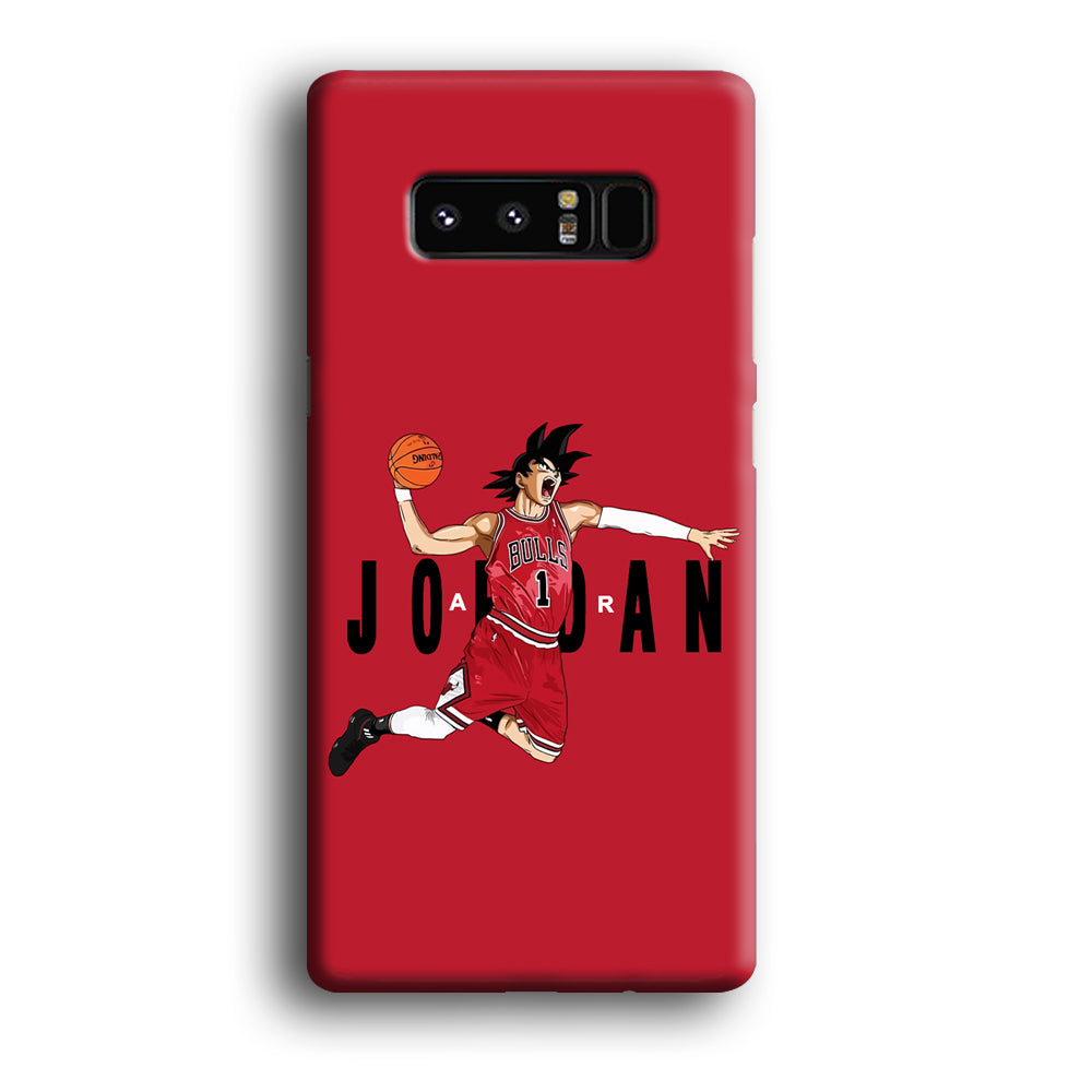 Goku Air Jordan Chicago Bulls Samsung Galaxy Note 8 Case