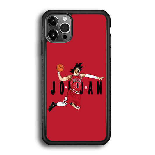Goku Air Jordan Chicago Bulls iPhone 12 Pro Case-Mobile Phone Case-Altracase