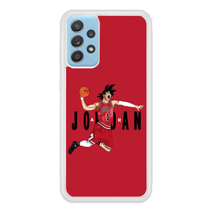 Goku Air Jordan Chicago Bulls Samsung Galaxy A72 Case