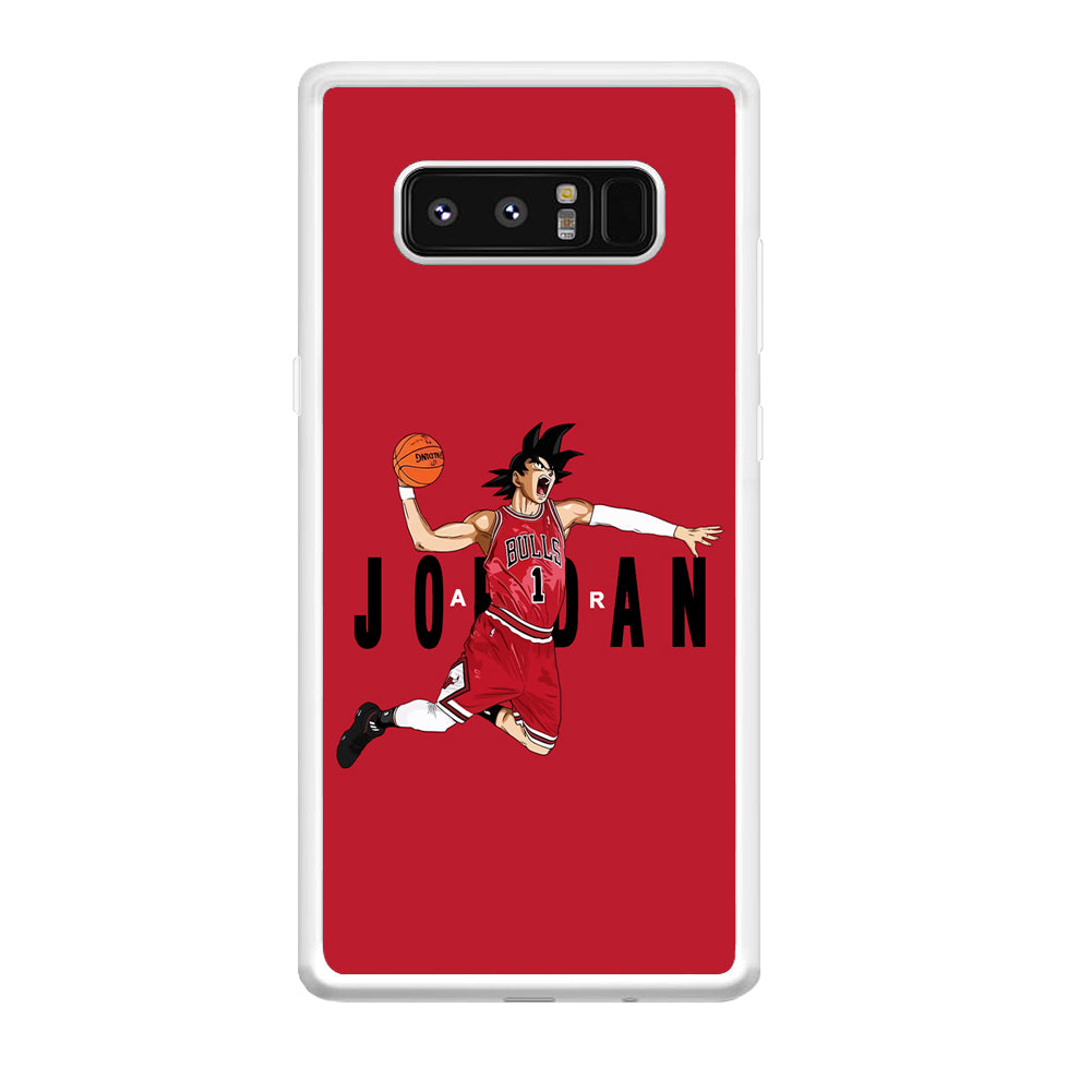 Goku Air Jordan Chicago Bulls Samsung Galaxy Note 8 Case