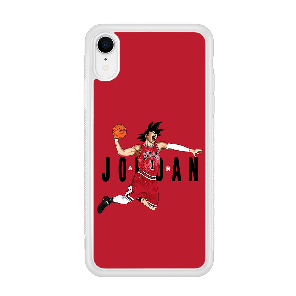 Goku Air Jordan Chicago Bulls iPhone XR Case