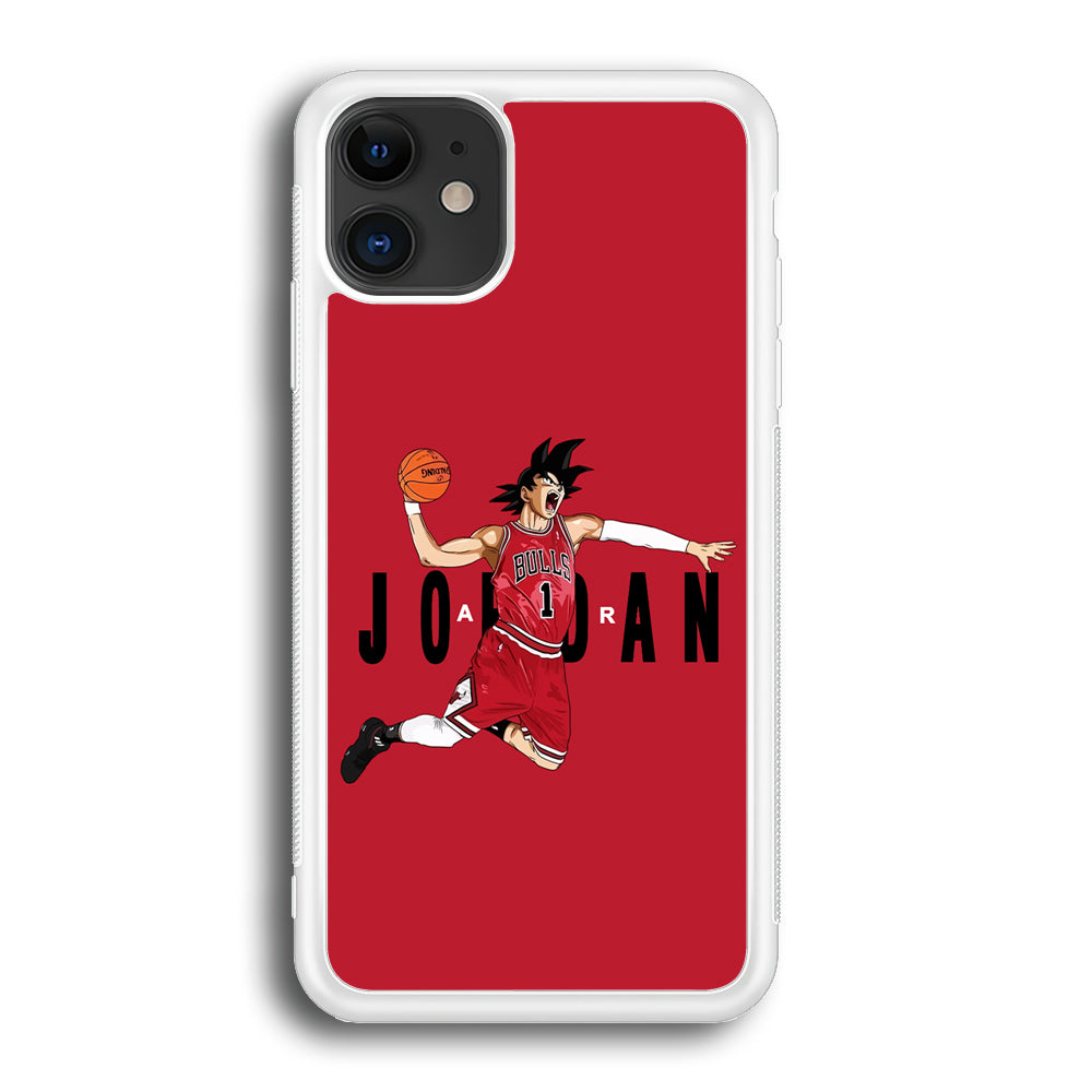 Goku Air Jordan Chicago Bulls iPhone 12 Mini Case