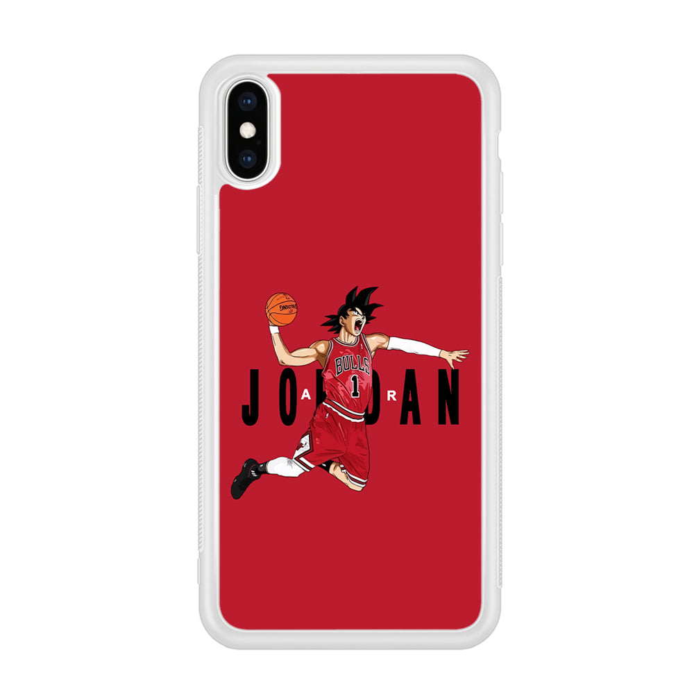 Goku Air Jordan Chicago Bulls iPhone X Case