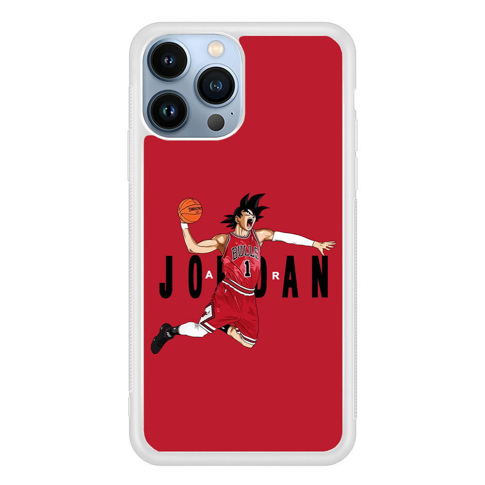 Goku Air Jordan Chicago Bulls iPhone 13 Pro Case