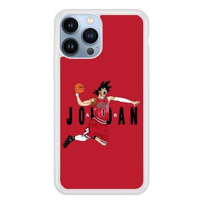 Goku Air Jordan Chicago Bulls iPhone 15 Pro Max Case