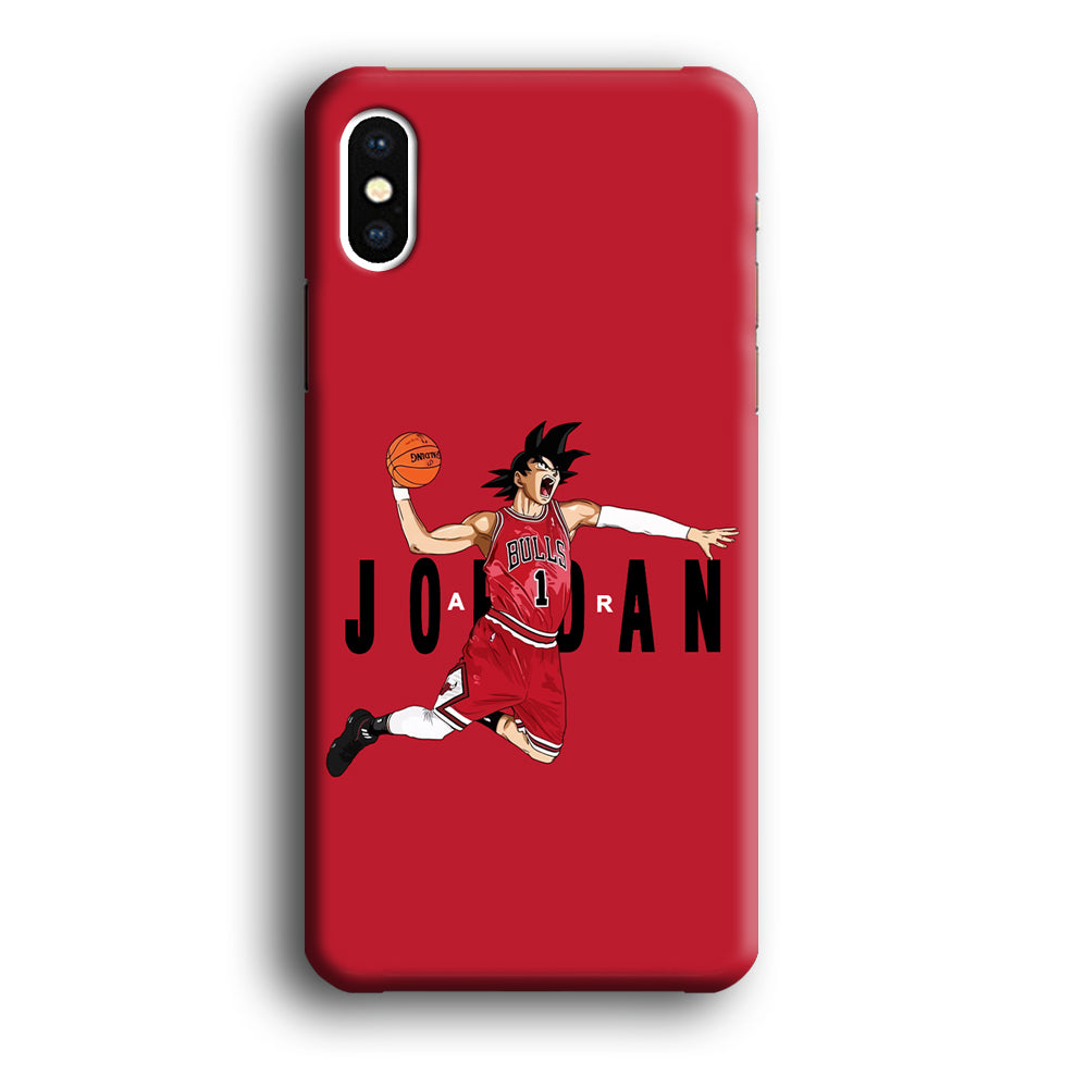 Goku Air Jordan Chicago Bulls iPhone X Case