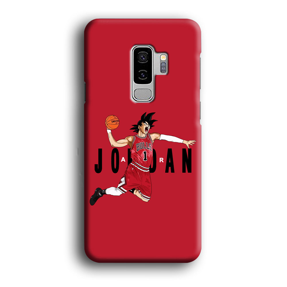 Goku Air Jordan Chicago Bulls Samsung Galaxy S9 Plus Case