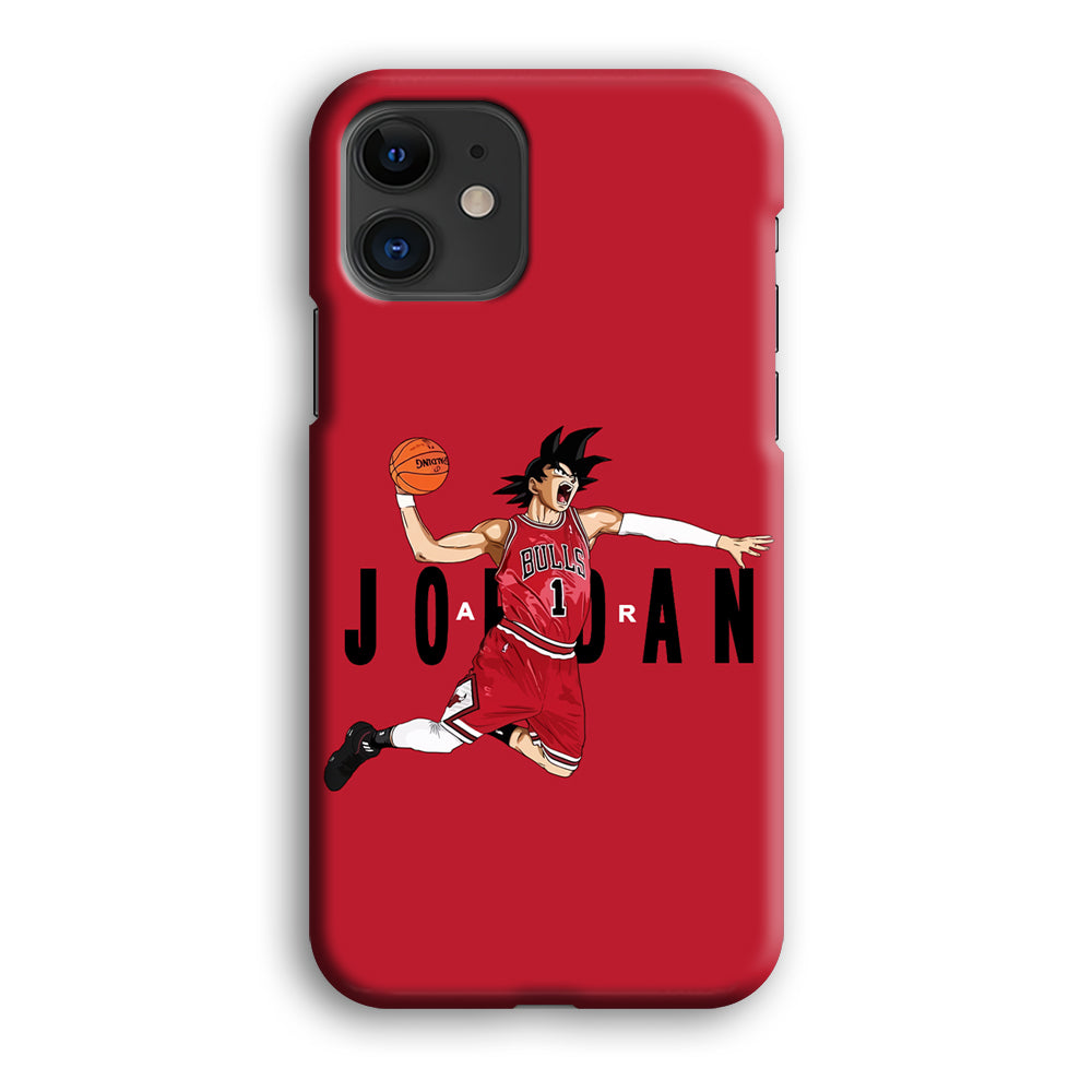 Goku Air Jordan Chicago Bulls iPhone 12 Mini Case