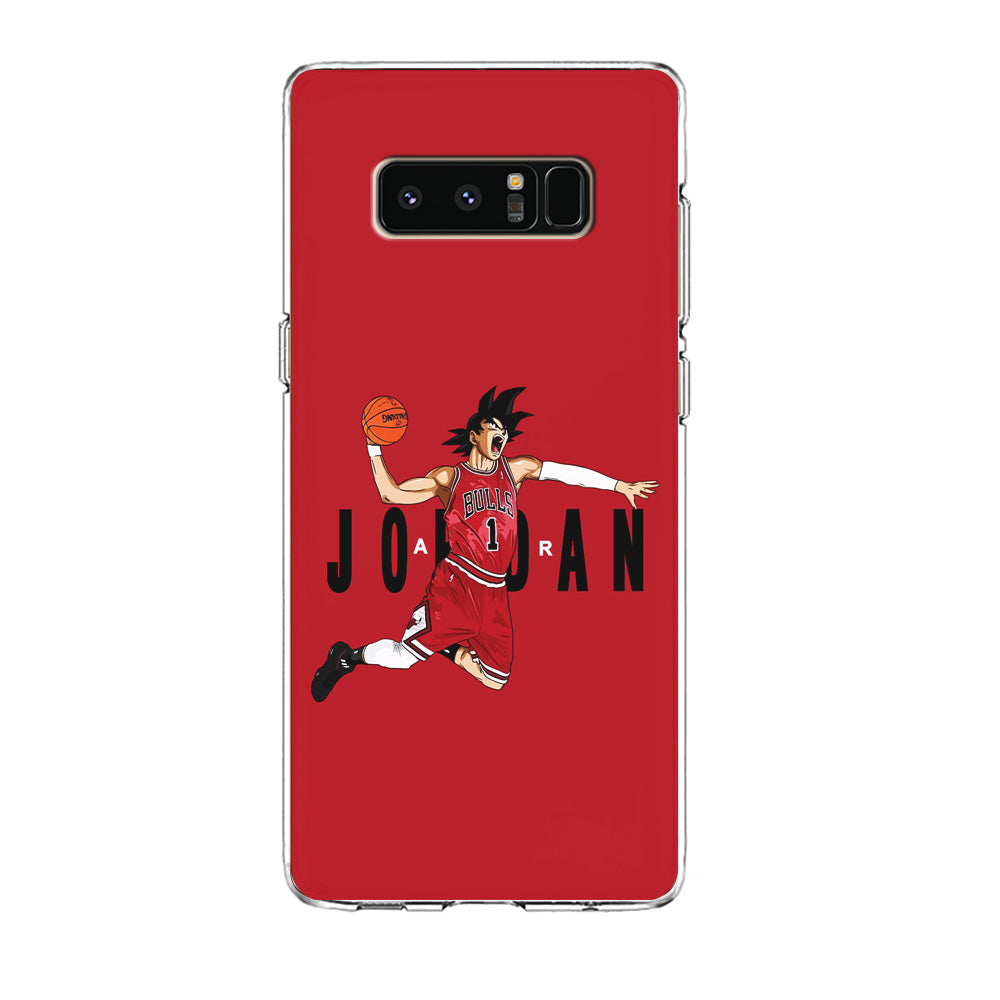 Goku Air Jordan Chicago Bulls Samsung Galaxy Note 8 Case