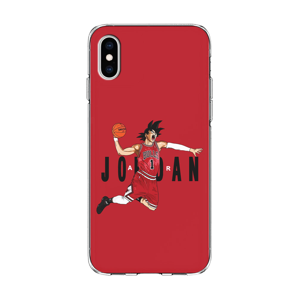 Goku Air Jordan Chicago Bulls iPhone X Case