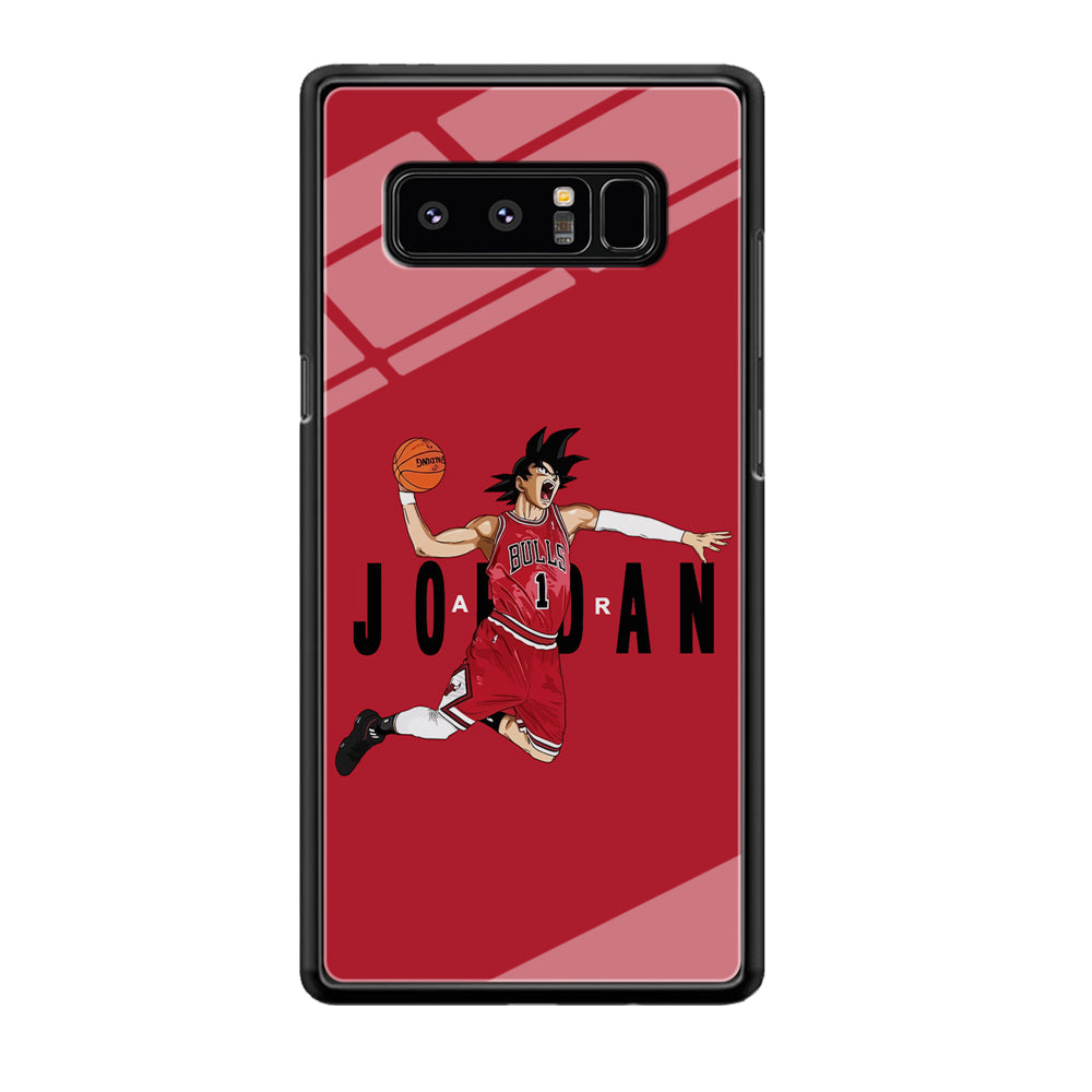 Goku Air Jordan Chicago Bulls Samsung Galaxy Note 8 Case