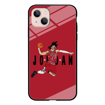 Goku Air Jordan Chicago Bulls iPhone 15 Case