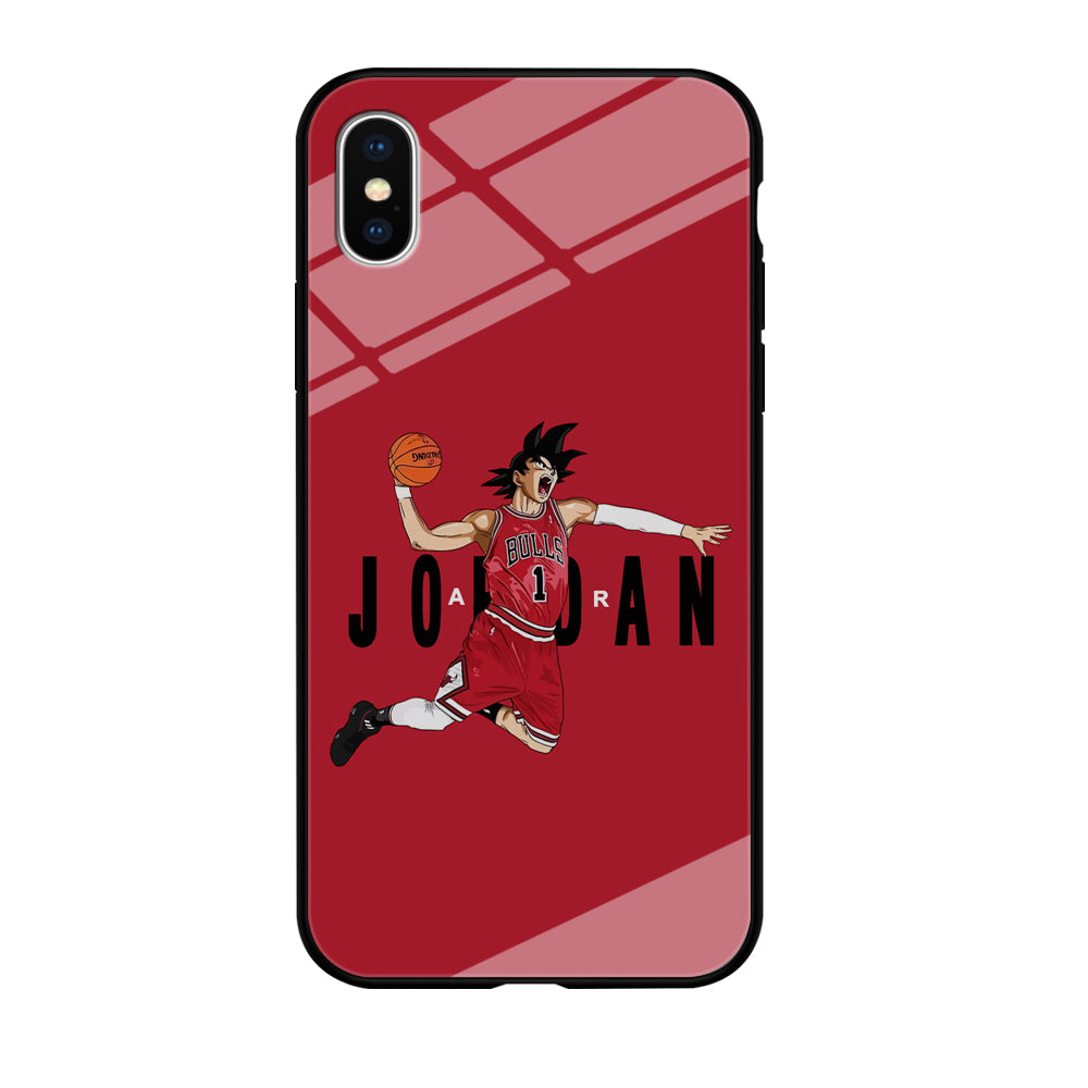 Goku Air Jordan Chicago Bulls iPhone X Case