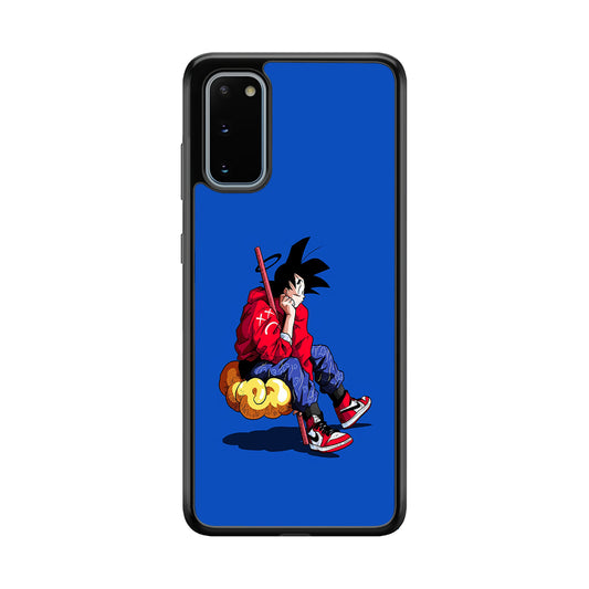 Goku Air Jordan Shoes Samsung Galaxy S20 Case-Mobile Phone Case-Rubber Black (2D Case)-Altracase