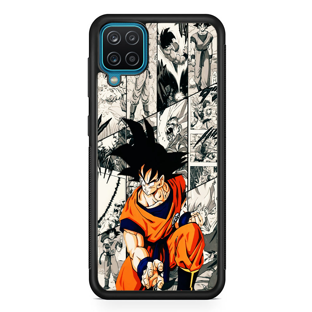 Goku Comic Collage Samsung Galaxy A12 Case