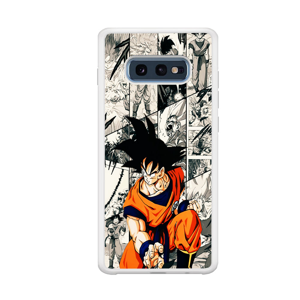 Goku Comic Collage Samsung Galaxy S10E Case