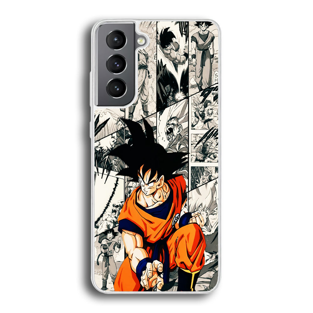 Goku Comic Collage Samsung Galaxy S22 Case