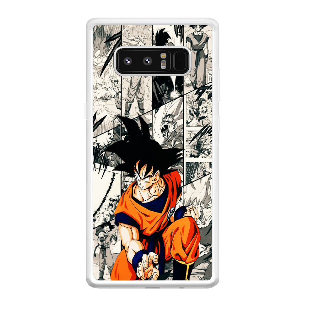 Goku Comic Collage Samsung Galaxy Note 8 Case