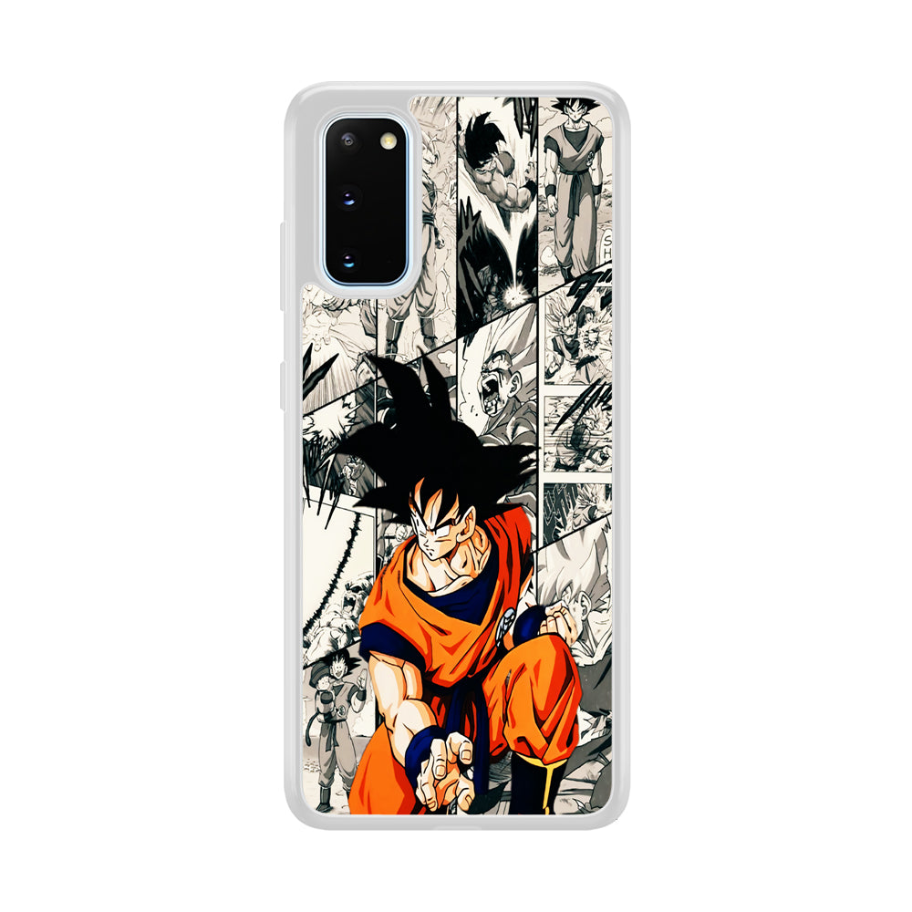 Goku Comic Collage Samsung Galaxy S20 Case