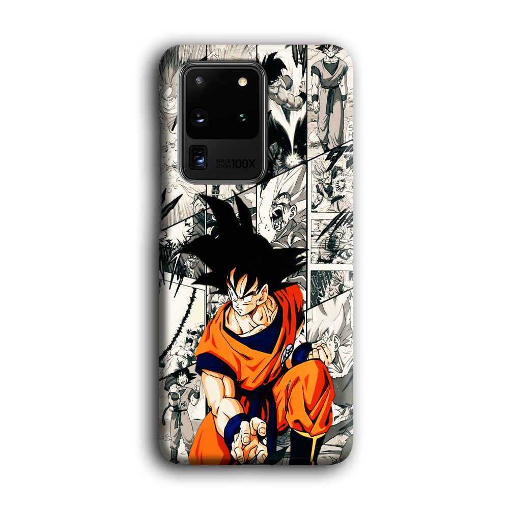 Goku Comic Collage Samsung Galaxy S20 Ultra Case