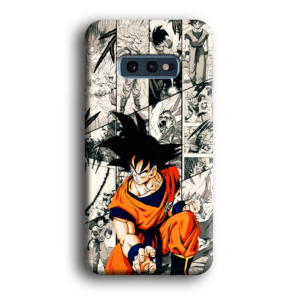 Goku Comic Collage Samsung Galaxy S10E Case