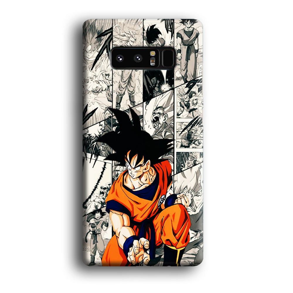 Goku Comic Collage Samsung Galaxy Note 8 Case