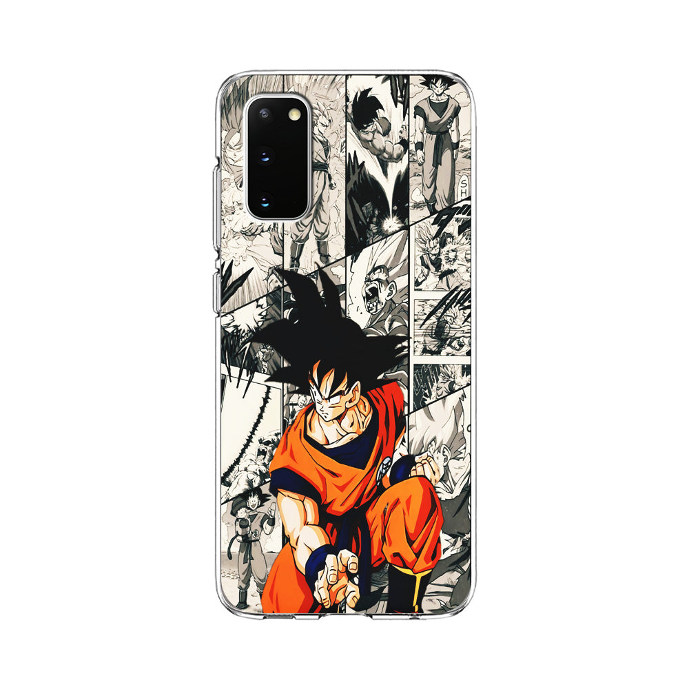 Goku Comic Collage Samsung Galaxy S20 Case