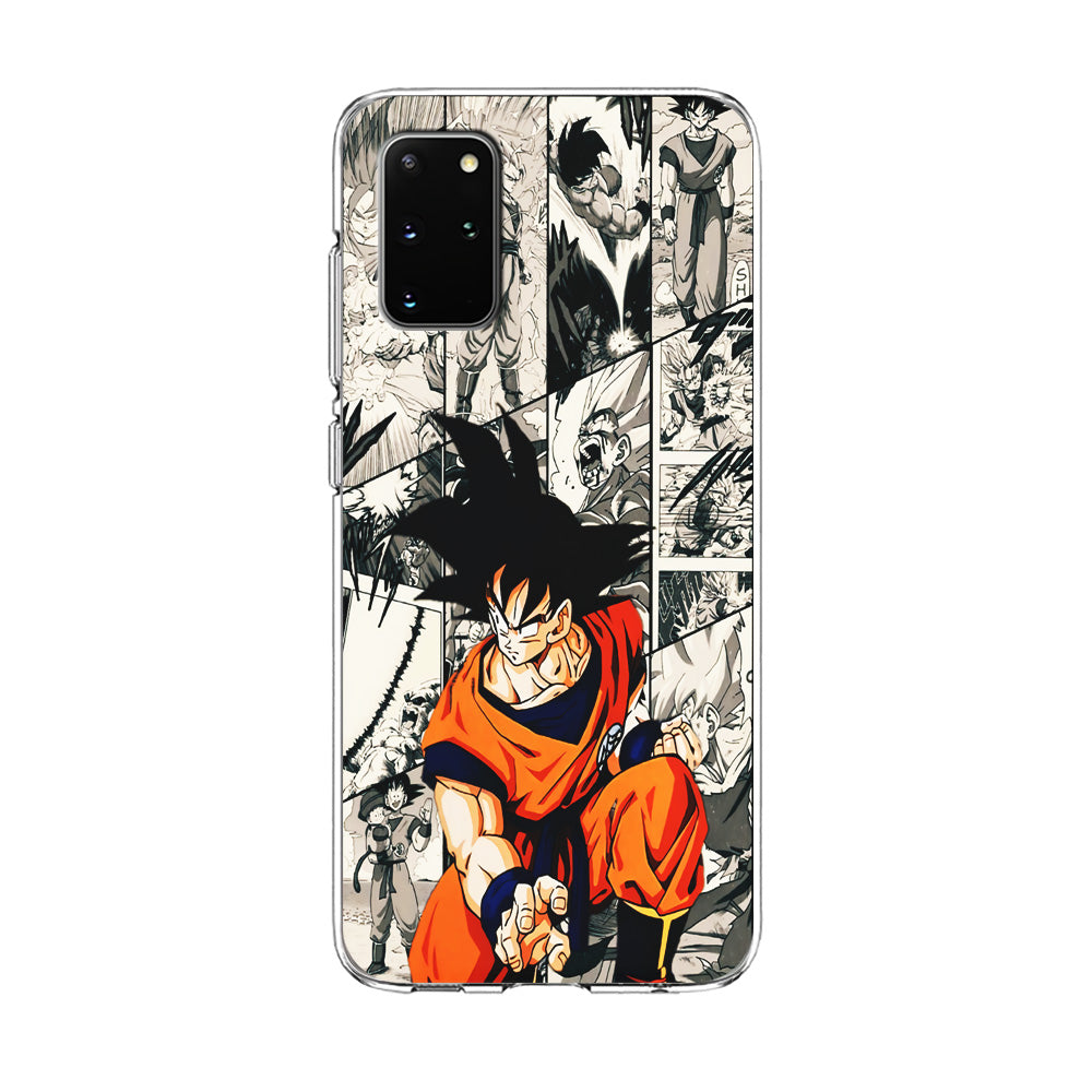 Goku Comic Collage Samsung Galaxy S20 Plus Case