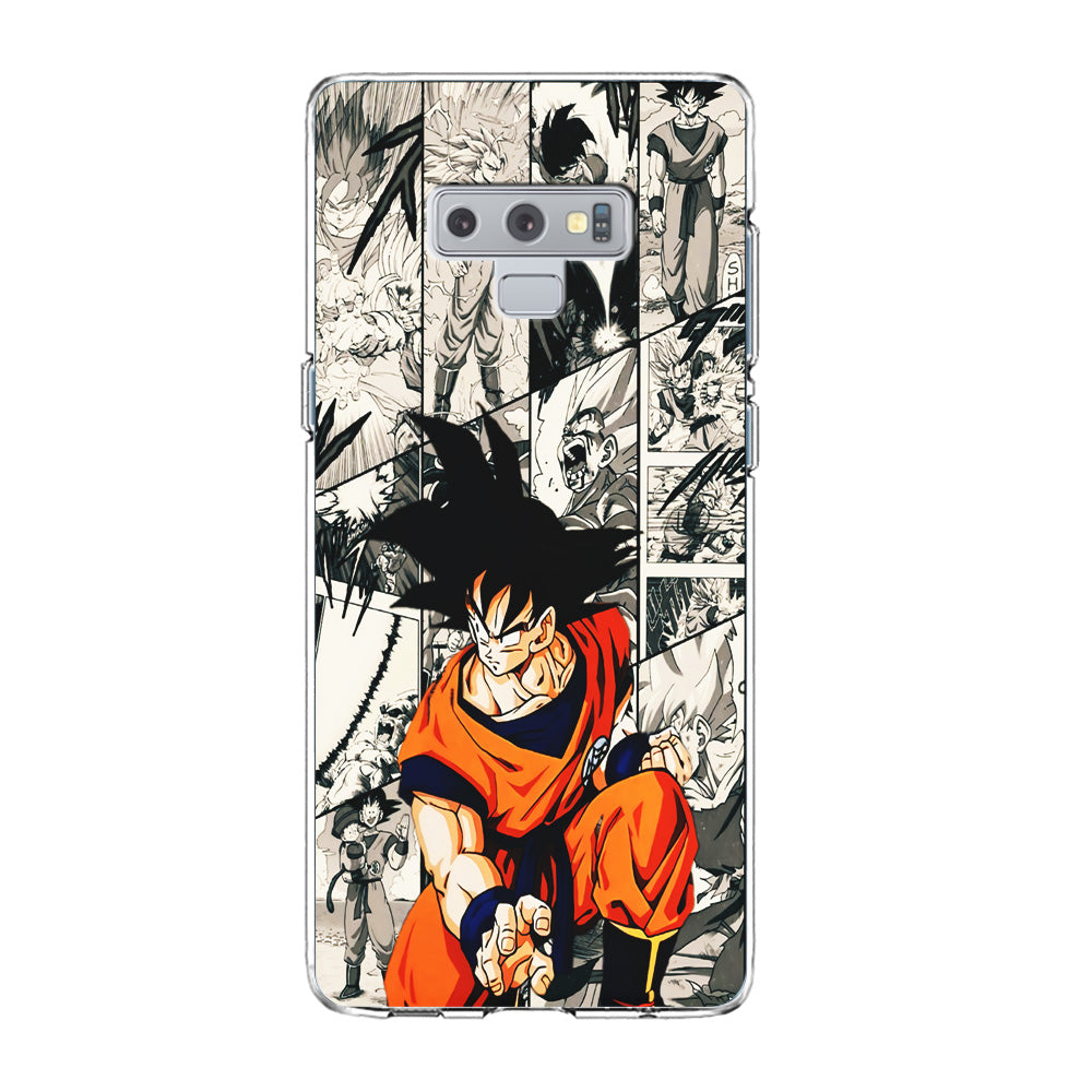 Goku Comic Collage Samsung Galaxy Note 9 Case