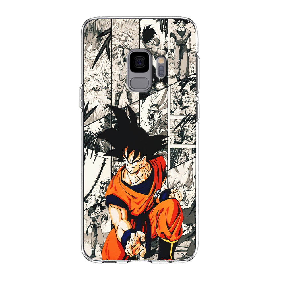 Goku Comic Collage Samsung Galaxy S9 Case