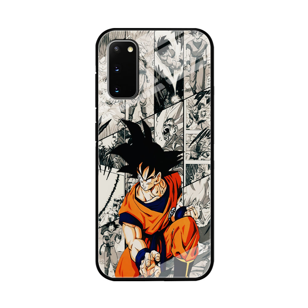 Goku Comic Collage Samsung Galaxy S20 Case