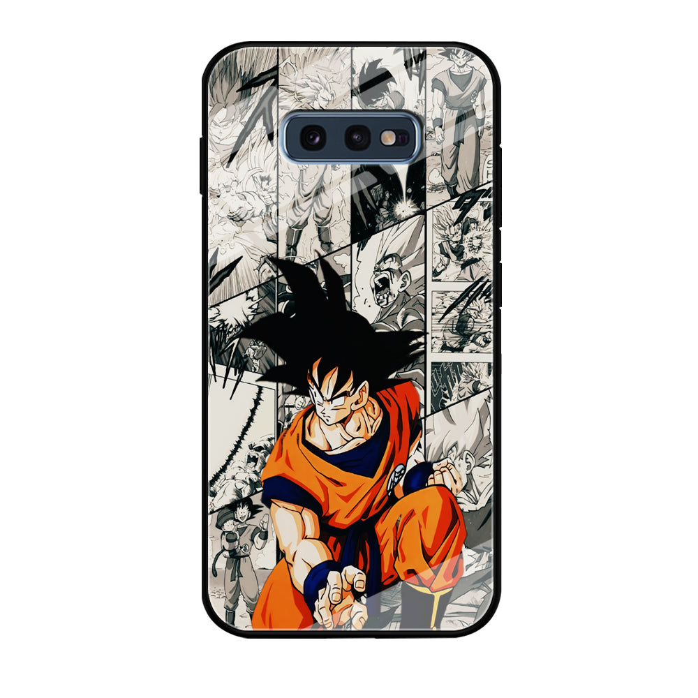 Goku Comic Collage Samsung Galaxy S10E Case