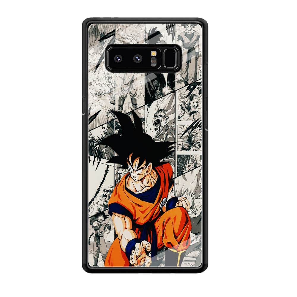 Goku Comic Collage Samsung Galaxy Note 8 Case