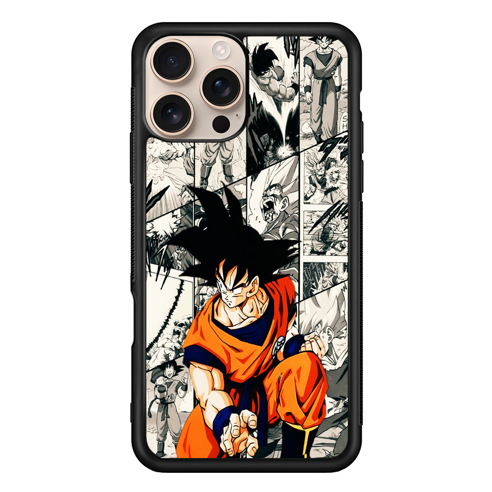 Goku Comic Collage iPhone 16 Pro Case - Altracase