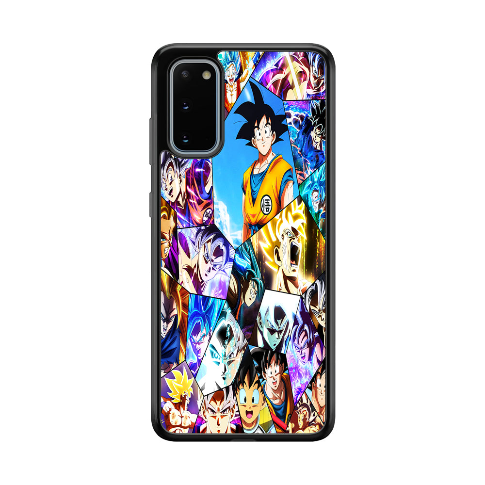 Goku Evolution Collage Samsung Galaxy S20 Case