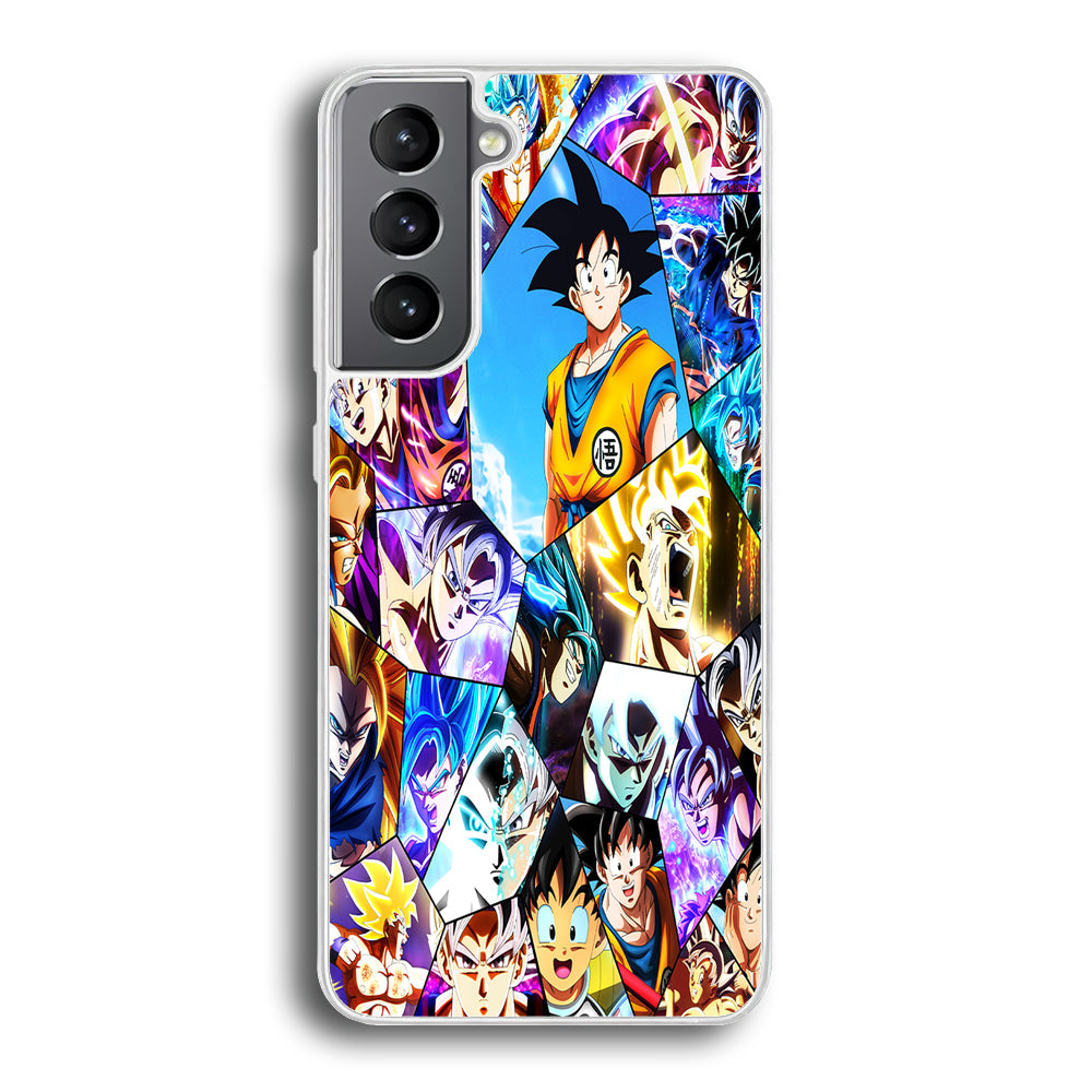 Goku Evolution Collage Samsung Galaxy S22 Plus Case