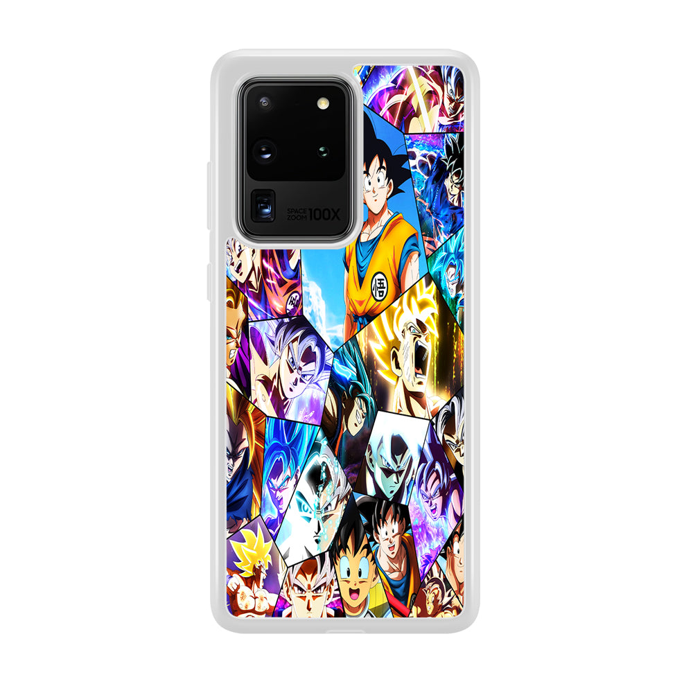 Goku Evolution Collage Samsung Galaxy S20 Plus Case