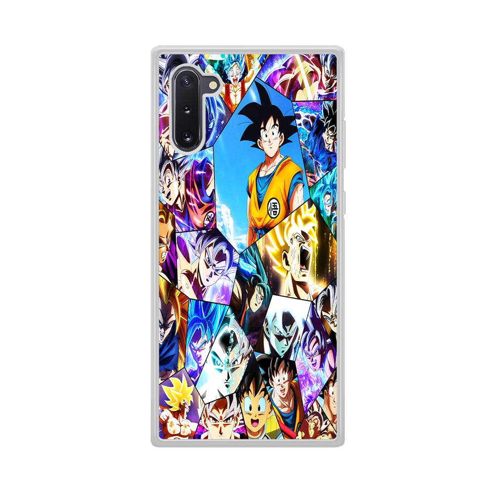 Goku Evolution Collage Samsung Galaxy Note 10 Case