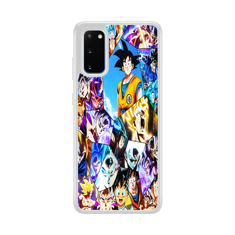 Goku Evolution Collage Samsung Galaxy S20 Case