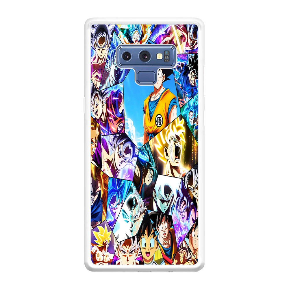 Goku Evolution Collage Samsung Galaxy Note 9 Case