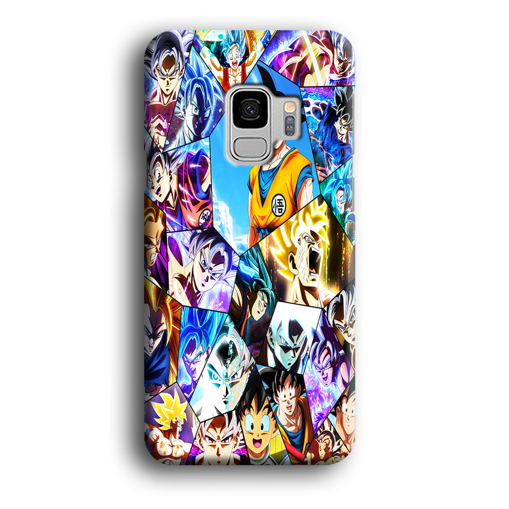 Goku Evolution Collage Samsung Galaxy S9 Case