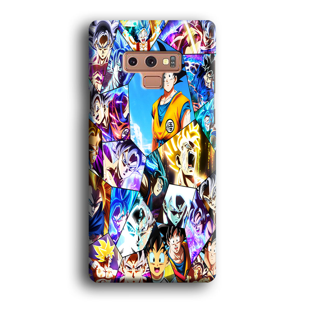 Goku Evolution Collage Samsung Galaxy Note 9 Case