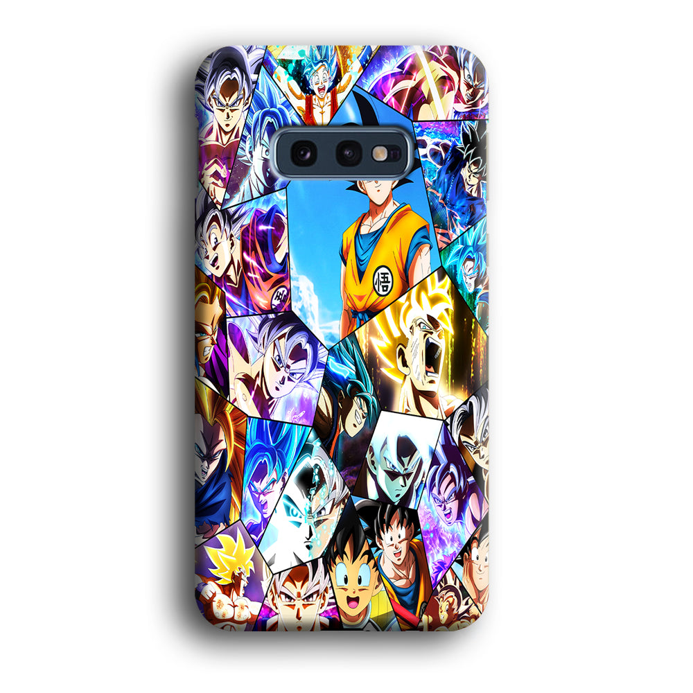 Goku Evolution Collage Samsung Galaxy S10E Case