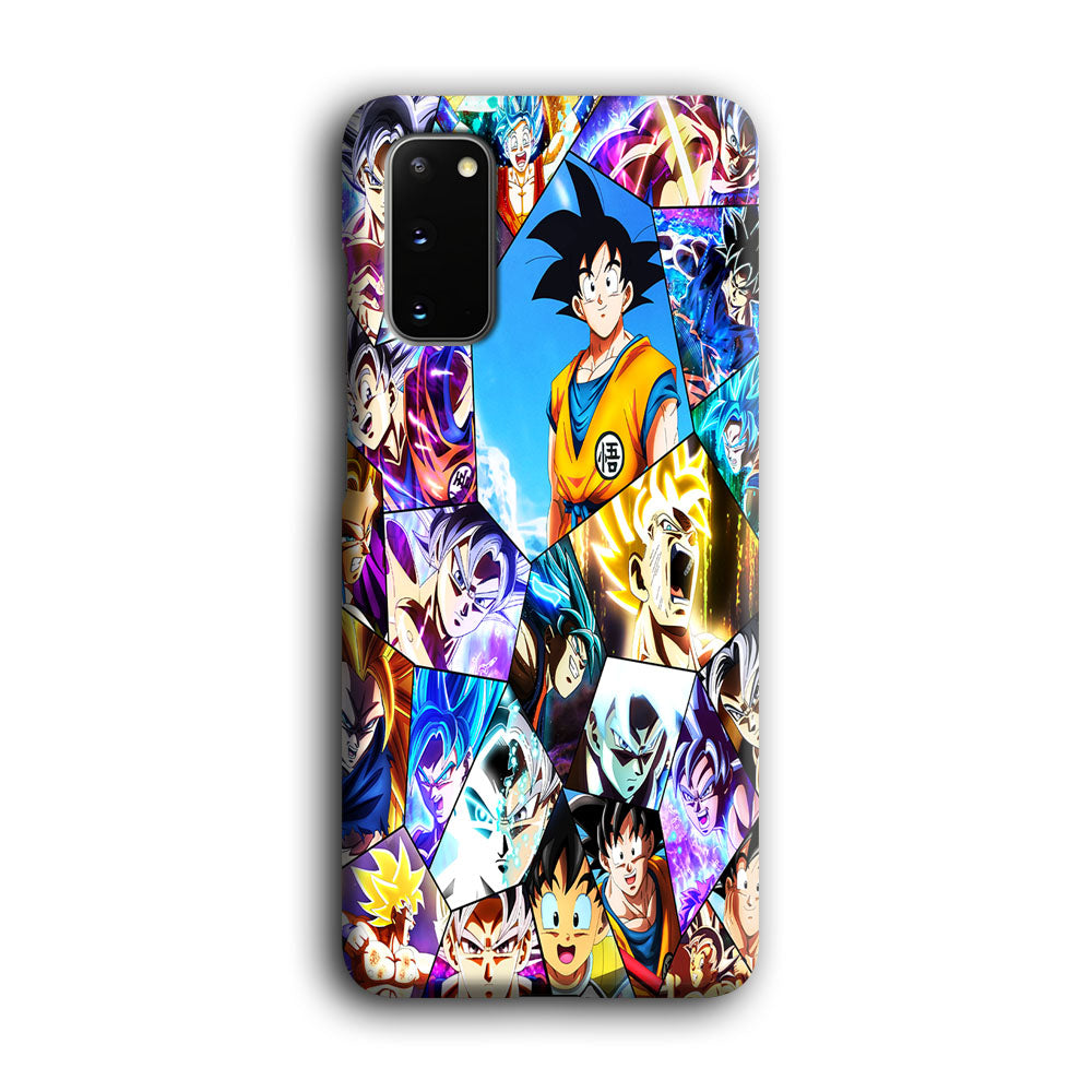 Goku Evolution Collage Samsung Galaxy S20 Case