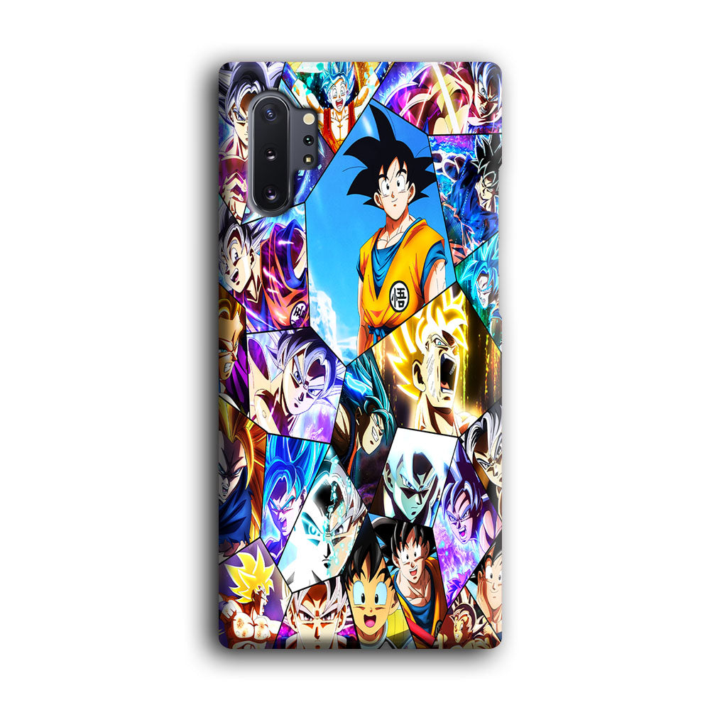 Goku Evolution Collage Samsung Galaxy Note 10 Plus Case