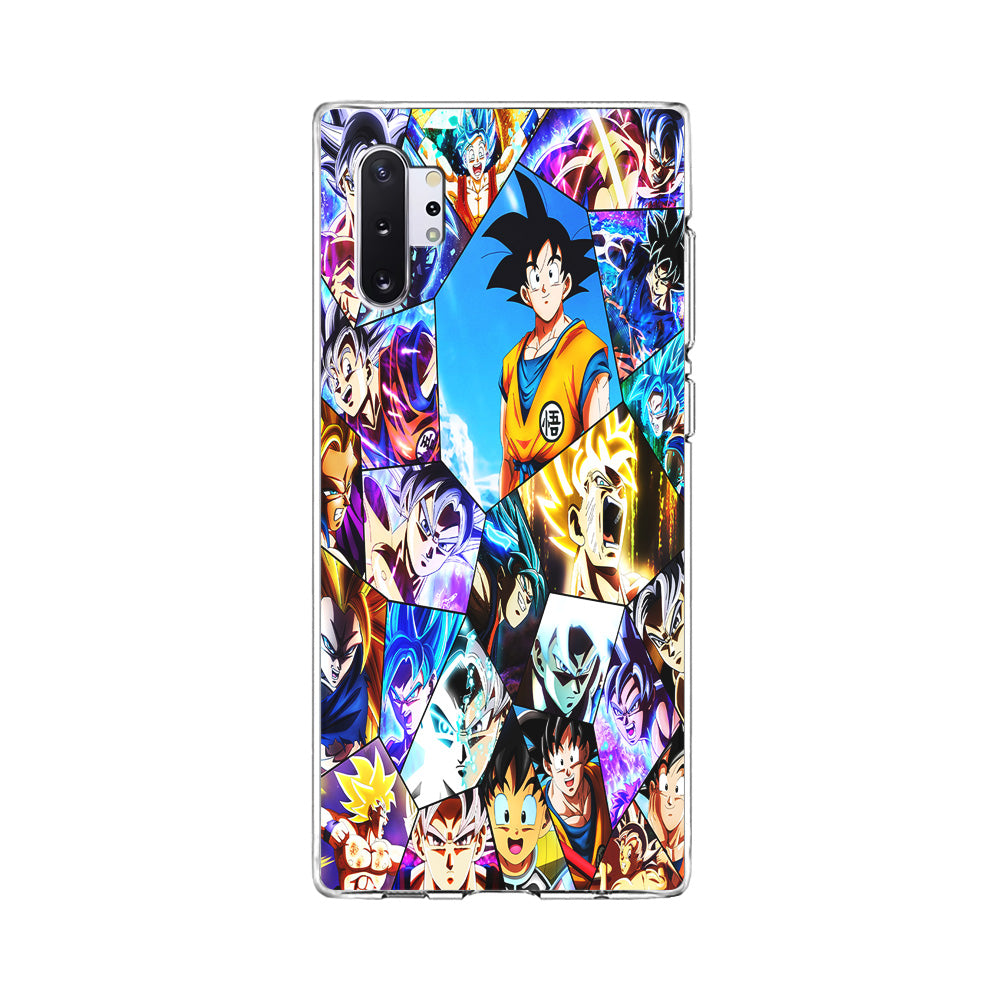 Goku Evolution Collage Samsung Galaxy Note 10 Plus Case