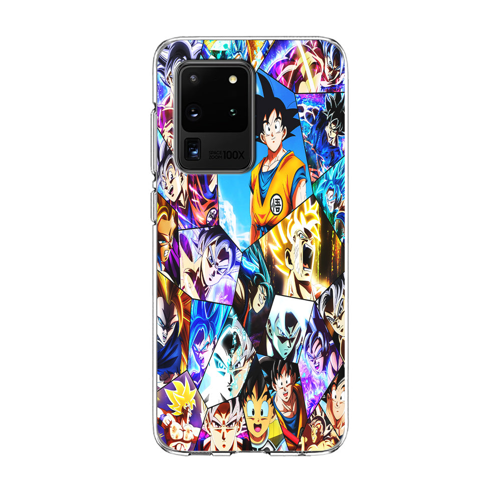 Goku Evolution Collage Samsung Galaxy S20 Plus Case