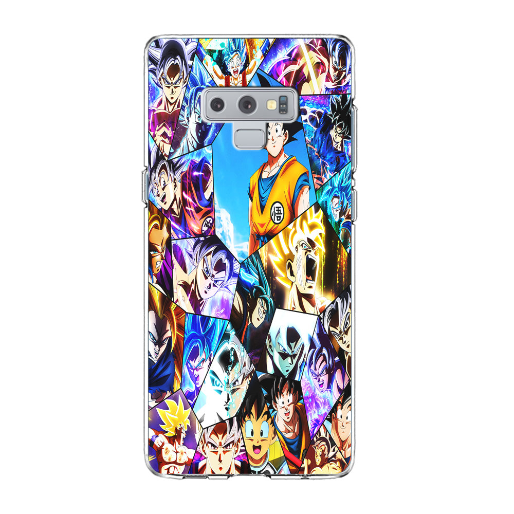 Goku Evolution Collage Samsung Galaxy Note 9 Case