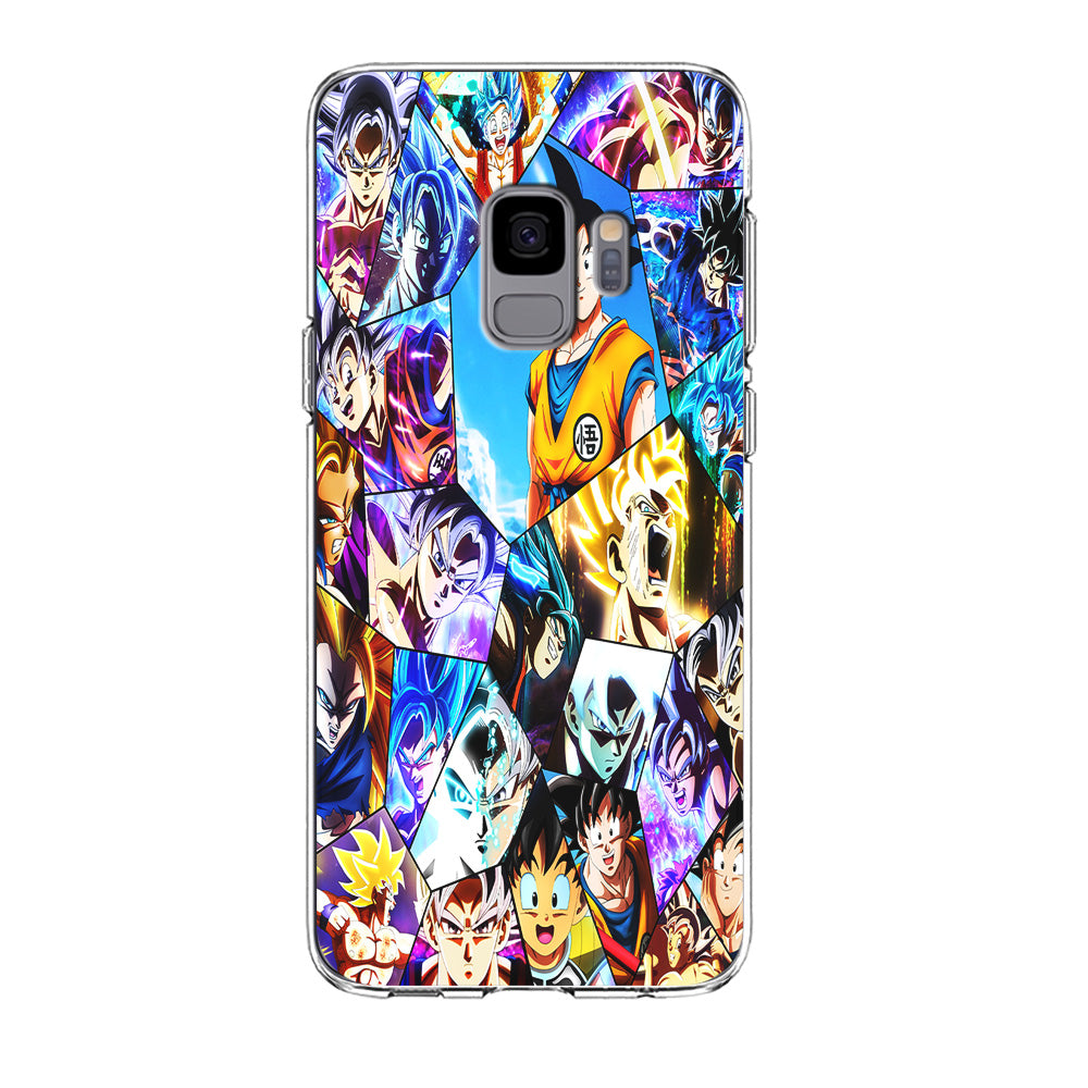 Goku Evolution Collage Samsung Galaxy S9 Case